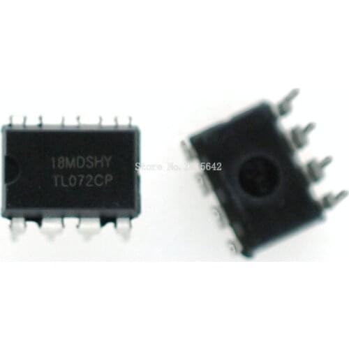 10PCS/LOT TL072CP DIP8 TL072 DIP TL072CN DIP-8 IC New