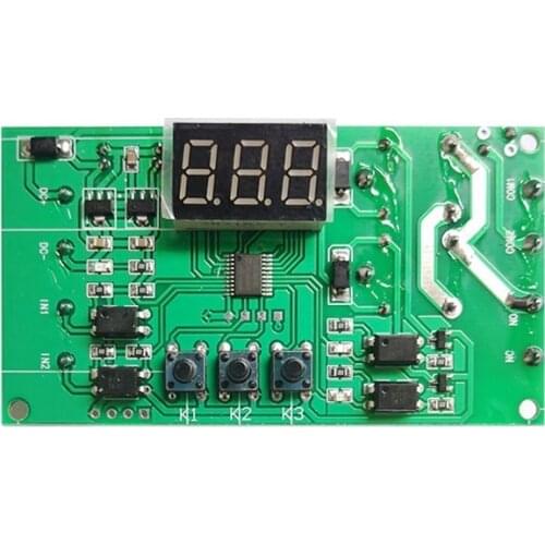 12V Dual Programmable Relay Control PLC Cycle Delay Timing DC motor Reversible