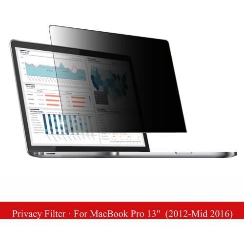 13.3 inch Anti-Glare Laptop Privacy Filter Screen Protector Film for Apple MacBook Pro 13" (2012-Mid 2016)