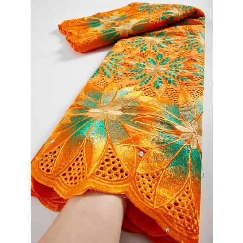 2021 African Lace Fabric High Quality Lace Swiss Voile Lace In Switzerland Nigeria Wedding Dress Lace Fabric 2.5 Yards TY060