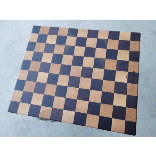 2020 new wood cutting board ,black wanult+maple chopping block