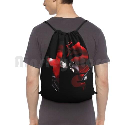 Alfa Romeo Car Backpack Drawstring Bags Gym Bag Waterproof Alpha Alfa Romeo Biscione Cuore Sportive Sports Cars Italy