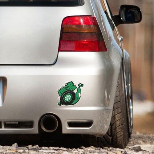 Car Sticker Decal Turbo Boost Snail Reflective Vinyl Tuning Auto Car Styling Accessories
