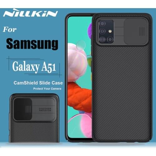 For Samsung Galaxy A51 Case Capa Nillkin CamShield Slide Camera Protector Cover for Samsung A51 Lens Protection Privacy Cases