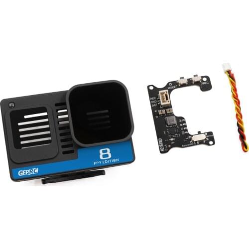 GEPRC Naked Case with BEC Board for GoPro Hero 8 Full Camera Crown HD Crocodile Baby 4 CineLog25 ROCKET FPV Cinewhoop Drones