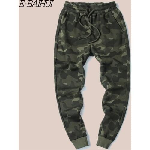 E-BAIHUI Mens Jogger Autumn Pencil Harem Pants Men Camouflage Military Pants Loose Comfortable Cargo Trousers Camo Joggers MJ002