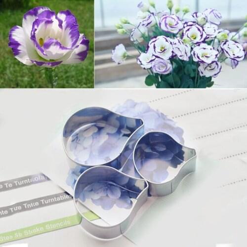 Flower Petal Cake Tool Stainless Steel Biscuit Cookie Cutter Baking Mold Cake Fondant Decorating Tools Sugar Paste Mold A332