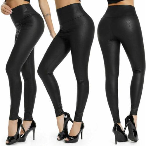 Faux Leather Leggings Sexy Women Leggins Thin Black Leggings Mujer Leggins Leggings Plus Size Leggins Push Up Women Clothing