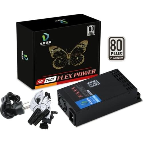 Small 1U flex 7660b, 7760, 600W, 700W, white gold medal, Full module power supply