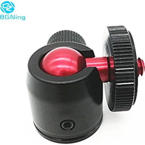 BGNing Mini Tripod Ball Head 360 Degree Swivel Ballheads Video Stand Panoramic Heads for SLR Camera LED Light Flash Bracket