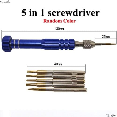 5 in 1 Screwdriver Set Torx Precision Bits Kit Multi-function Repair Open Screw Driver Kit For Phones Computer Hand Tools