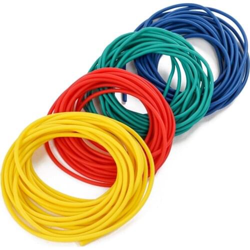 New 20/50m Solid Core Pole Elastic Fishing Lines Diameter 1.8-3.2mm Yellow Green Blue Latex Tube Retention Rope Fishing Tackles