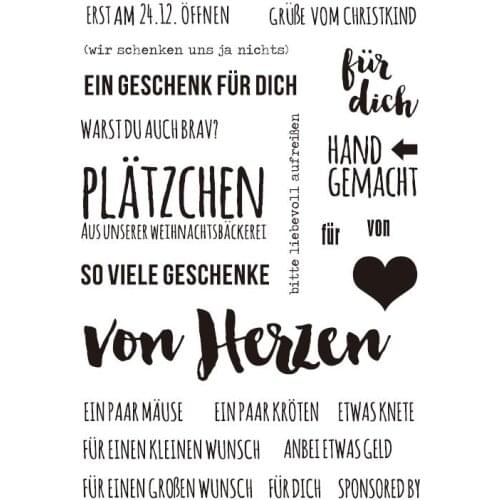 Gift Clear Stamps Scrapbook Paper Craft Clear stamp scrapbooking X0075