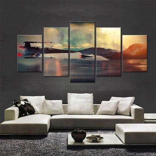 Popular Movie Poster Picture 5 panels Canvas Print Wall Art for Living room Bed Room Office Dinning Room Decoration Drop ship