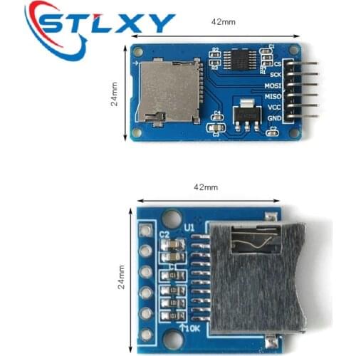 SD Adapter Micro SD Storage Expansion Board Micro SD TF Card Memory Shield Module SPI For Arduino