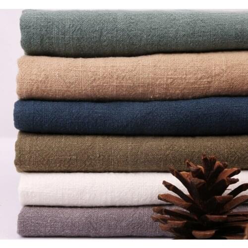 Gray Cotton cloth Plain colour Thin linen fabric for DIY /Make clothes 1 order=0.5meter