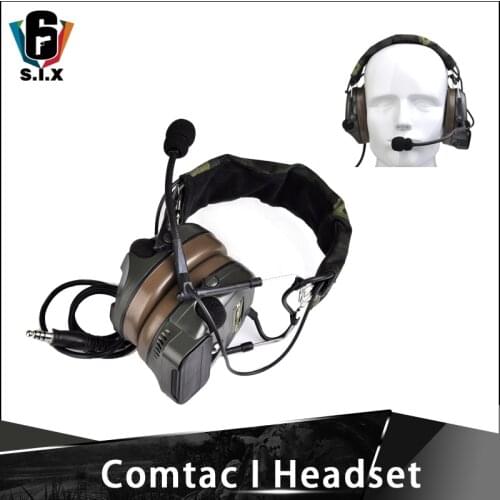 Z TAC Tactical Comtac I Headphones Military Z tactical Headset Peltor Comtac