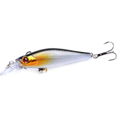 1pcs Hard Minnow Fishing Lure 8cm 8g Topwater Crankbait Wobblers Isca Artificial Bait For Bass Carp Pikes Lures