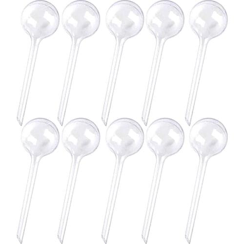 10Pcs Small Flower Automatic Watering Device Plant Pot Bulb Globe Garden Waterer Watering System Drip Irrigation