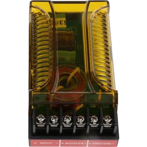 120W 2 Way High-Low Speaker Frequency Divider Loudspeaker Crossover Filter