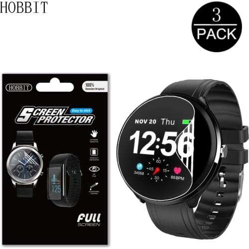 3Pack Soft TPU Film For LEMFO V12 1.3 Inch Smartwatch Screen Protector For LEMFO V12 0.15mm Anti-scratch Film not Glass