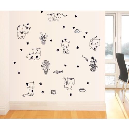 AILIN Black Wall Stickers