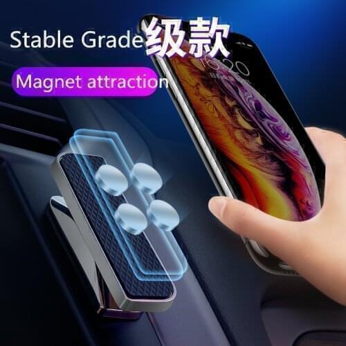 Car Mobile Phone Holder Magnetic Alloy Silicone For Porsche 718 Boxster 911 Cabriolet 981 Boxster 987 Cayenne Macan