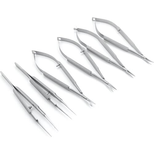 Tweezers Ophthalmic Microsurgical Dental Instruments Needle Holders Scissors Surgical Instruments Stainless steel Scissors