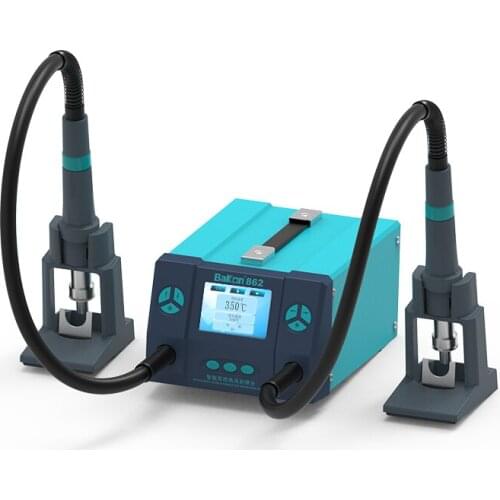 Bakon intelligent integrated digital rework 2 in 1 hot air desoldering station