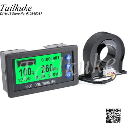 H56CH Holcoulomb Meter Lithium-lead Acid Batteries Battery Display Electric Vehicle Saloon Car Battery Meter