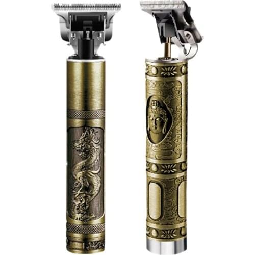 Kemei Outline Clippers Trimmer T Blade Trimmer Cordless Rechargeable Baldheaded 0 Gapped Trimmer Hair Clipper for Men