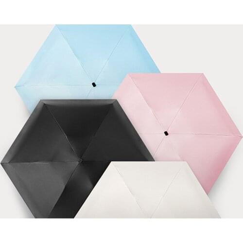 Mini Pocket Small Umbrella Anti UV Paraguas Sun Umbrella Rain Windproof Light Folding Portable Umbrellas For Boy Girl