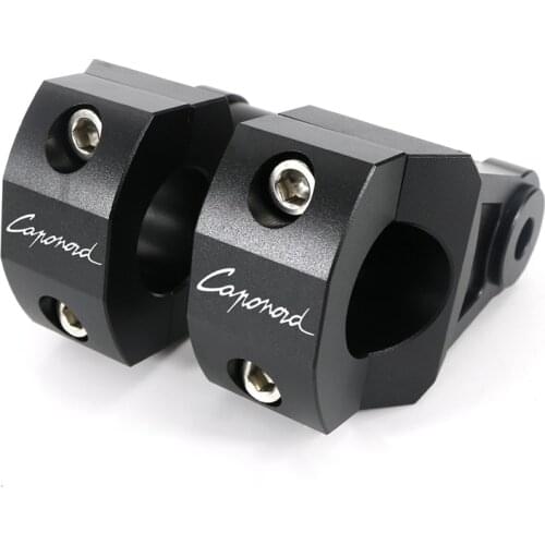 CNC Motorcycle Handlebar Riser Kit For 1 1/8" Universal Bar Clamps 28mm For Aprilia Caponord 1200 2015 2016 2017 2018