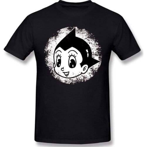 New Summer Vintage Astroboy Design Tetsuwan Atom Japenese Anime Cotton Men T-Shirt