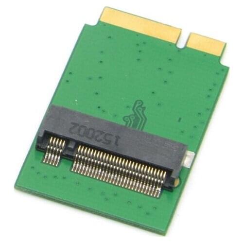 2 Lane M.2 NGFF SATA 80mm to Apple 2012 2013 Macbook Air A1466 A1465 SSD Add on Cards PCBA