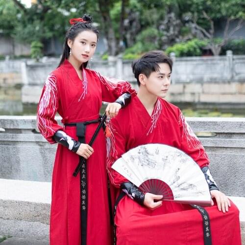 Free shipping day-to-day hanfu collar Ru dress mens and womens costume cp han han nationalities elements in the autumn wind