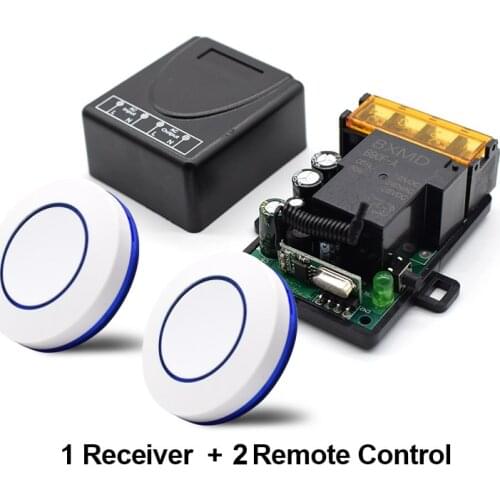 New 433Mhz Wireless RF Remote Control Switch AC 220V 85V-260V 1CH 30A Relay Receiver and 1 channel 433 Mhz Remote For Light