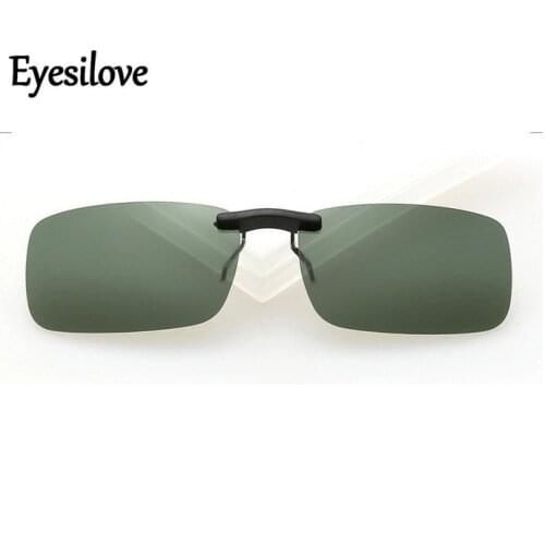 Night Vision Women Men Clip On Sunglasses Polarized Sun Glasses clips Yellow Driving Glasses Gafas De Sol