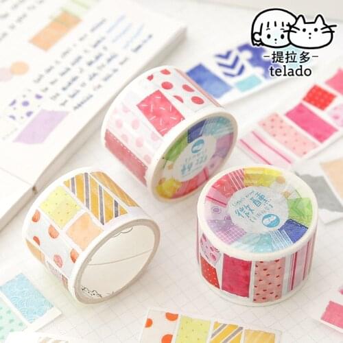 1pcs/1lot Decorative Adhesive tapes Fine hand Scrapbooking DIY Paper Scrapbooking Stickers 5m