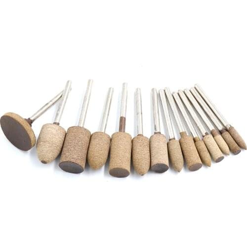 10PCS 2.35MM Shank Cowhide Grinding Head Polishing Wheel Jewelry Polishing Tool and Accessories