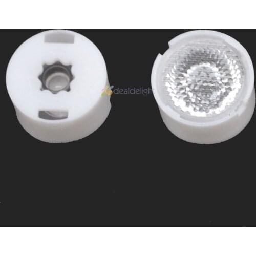 10x 13mm LED Lens 5 Degree or 90 Degree Clear or Bead Surface for CREE XPE XPE2 XPG XPG2 XTE Epiled 3535 LED Emitters