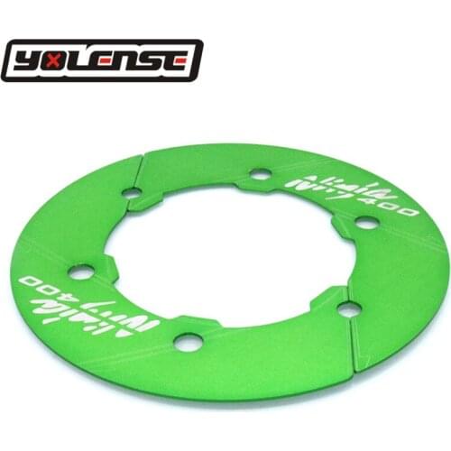 Motorcycle Accessories CNC Aluminum Transmission Belt Pulley Protective Cover Guard Green For KAWASAKI NINJA400 NINJA 400 18-21