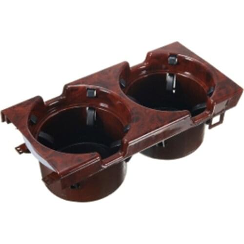 - the BMW 3 series E46 mahogany in front of the car central console box double drink beverage holder, 1999-2005, 51168217953