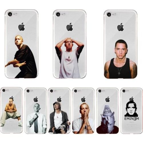 YNDFCNB Eminem Phone Case For iPhone X XS MAX 6 6s 7 7plus 8 8Plus 5 5S SE 2020 XR 11 11pro max Clear funda Cover