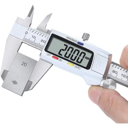 0-150mm Stainless Steel Digital Caliper mm/inch Vernier Caliper Electronic Metal Pachometer Measuring Gauge Caliber
