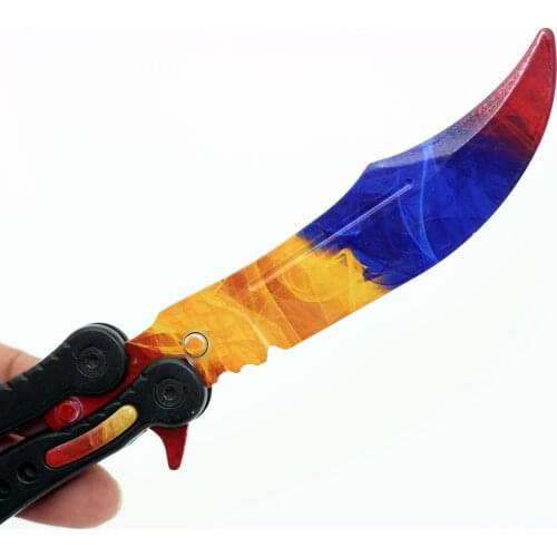 CSGO Butterfly Knife Toys For CF Cosplay Game Toy NO Sharp