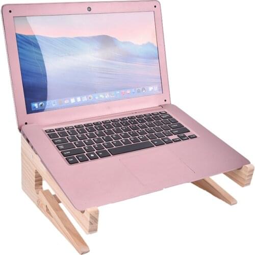 Wooden universal notebook computer bracket heat dissipation increase bracket suitable for notebook Macbook Pro Air iPad