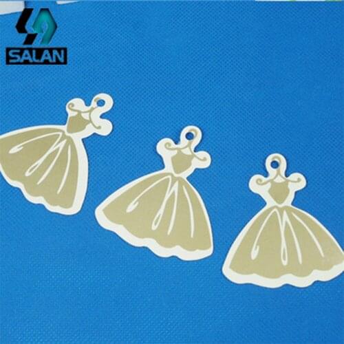 Spot direct high-end womens skirt tag two sets of clothing tag accessories support to sample-made
