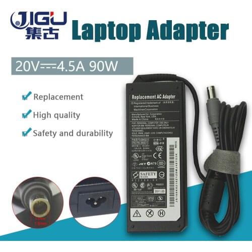 JIGU 90W Replacement 7.9*5.5mm For Lenovo 36200212 40Y7656 ASM 92P1142 45N0319 Laptop AC Charger Power Adapter 20V 4.5A