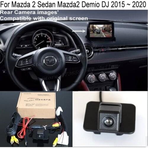 For Mazda 2 Sedan Mazda2 Demio DJ 2015 ~ 2020 28 Pins Adapter cable Compatible With Original Car Screen Monitor Rear view Camera